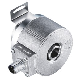 1 pcs - Baumer EIL580 Series Optical Incremental Encoder, 1024 ppr, HTL/Push Pull Signal, Hollow Type, 12mm Shaft