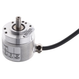 1 pcs - Hengstler AC36 Series Absolute Absolute Encoder, Gray, SSI Signal, Solid Type, 10mm Shaft