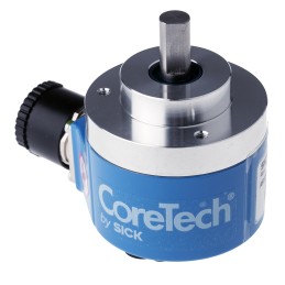 1 pcs - Sick Absolute Absolute Encoder, 8192 ppr, Gray, SSI Signal, Solid Type, 10mm Shaft