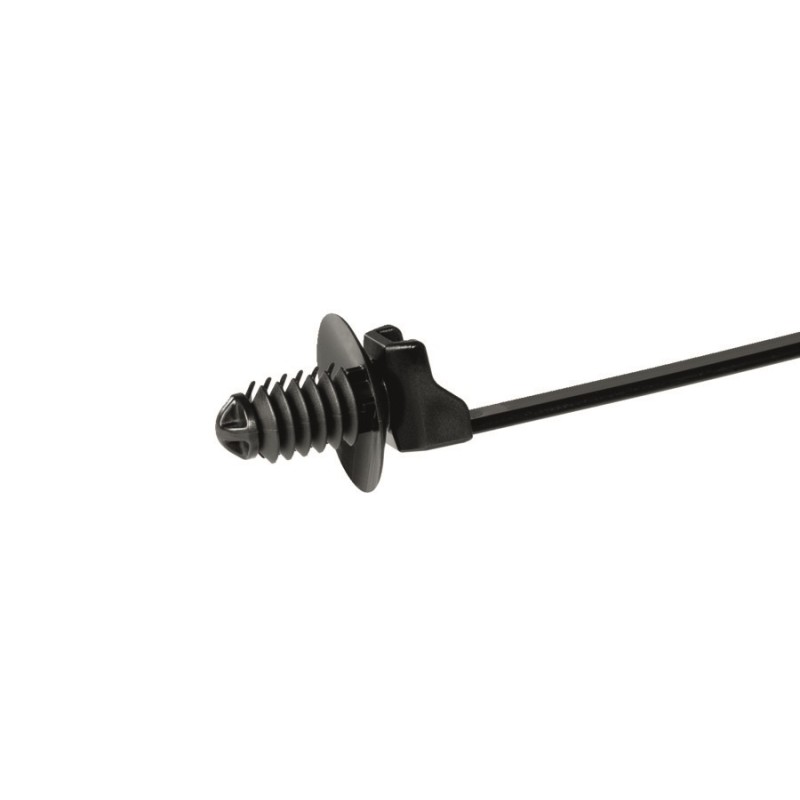 1 Bag of 1500 - HellermannTyton Cable Tie, 165mm x 4.6 mm, Black Polyamide