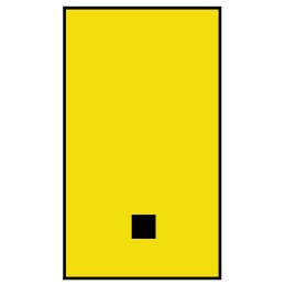 1 Bag of 250 - HellermannTyton Ovalgrip Slide On Cable Markers, Black on Yellow, Pre-printed '.', 1.7 - 3.6mm Cable