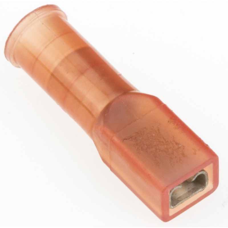 1 Box of 1000 - JST LNDDF Insulated Female Spade Connector, Receptacle, 2.79 x 0.8mm Tab Size, 0.25mm² to 1.65mm²