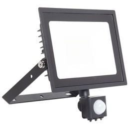 1 Box of 6 - 4lite UK AEDELED, Security Floodlight, 50 W, 4400 lm, IP44 PIR, 240 V