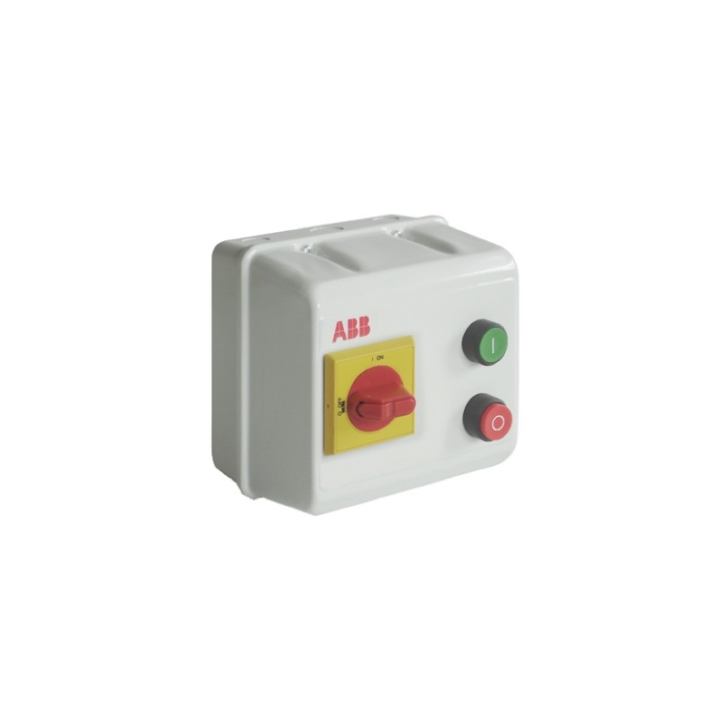 1 pcs - ABB DOL Starter, DOL, 5 kW, 400 V ac, 3 Phase, IP55