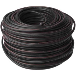1 Reel of 100 M - RS PRO 2 Core Power Cable, 1.5 mm², 100m, Black PVC Sheath, 24 A, 600 V