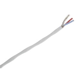 1 Reel of 100 M - RS PRO Multicore Data Cable, 1 Pairs, 0.33 mm², 2 Cores, 22 AWG, 100m, White Sheath