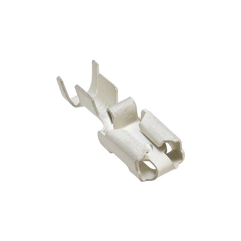 1 Reel of 1500 - TE Connectivity Positive Lock .250 Mk I Uninsulated Female Spade Connector, Receptacle, 6.35 x 0.81mm Tab Size,