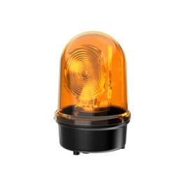 1 pcs - Werma BM 844 Series Yellow Rotating Beacon, 115 - 230 V ac, Base Mount, LED Bulb, IP65