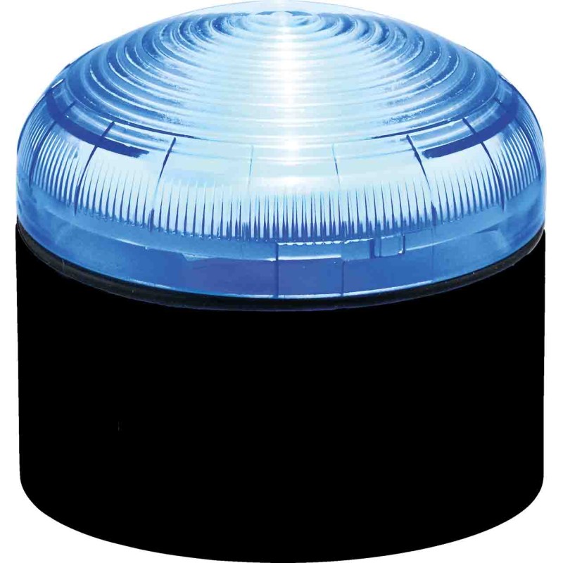 1 pcs - RS PRO Blue Multiple Effect Beacon, 120 - 240 V, Screw Mount, LED Bulb, IP66