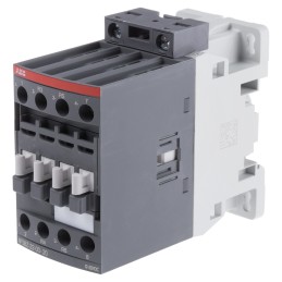 1 pcs - ABB AF Series Contactor, 12 V dc Coil, 4-Pole, 55 A, 18.5 kW, 2NO + 2NC, 690 V ac