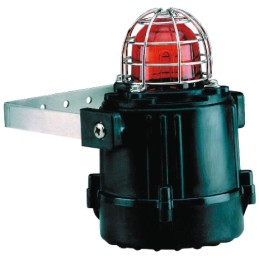 1 pcs - e2s E2xB05 Series Red Strobe Beacon, 24 V dc, Surface Mount, Xenon Bulb, IP66