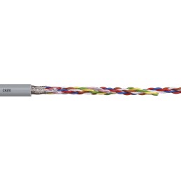 1 Reel of 25 M - Igus chainflex CF211 Data Cable, 28 Cores, 0.5 mm², Screened, 50m, Grey PVC Sheath, 20 AWG