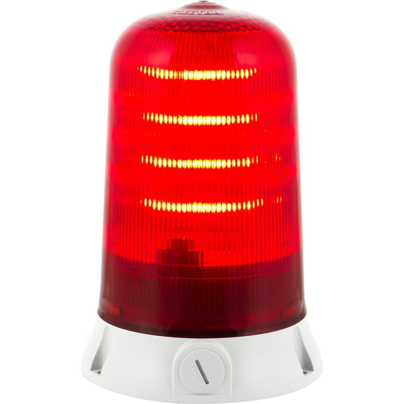 1 pcs - RS PRO Red Multiple Effect Beacon, 90 - 240 V, Base Mount, LED Bulb, IP65
