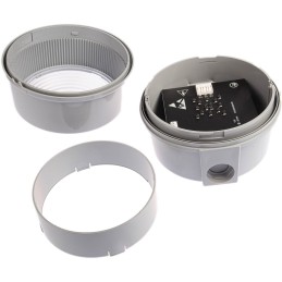 1 pcs - Werma BWM 890 Series Red Steady Beacon, 115 - 230 V ac, Base Mount, LED Bulb, IP65