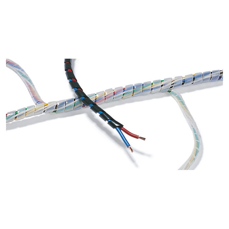 1 Reel of 30 M - HellermannTyton Spiral Wrap, I.D 16mm, 150mm PA 6 nylon SBPAV0 Series