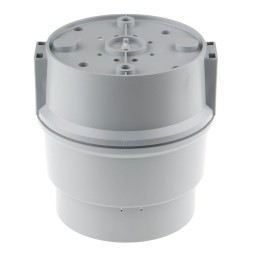 1 pcs - Werma BWM 890 Series Red Steady Beacon, 12 V dc, 24 V dc, Base Mount, LED Bulb, IP65