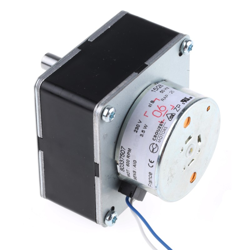 1 pcs - Crouzet Clockwise Synchronous Geared AC Geared Motor, 3.5 W, 230 V
