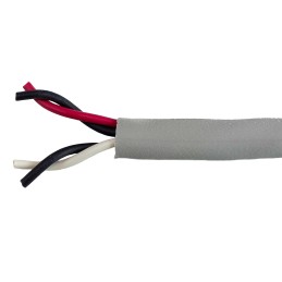 1 Reel of 30 M - Alpha Wire Twisted Pair Data Cable, 2 Pairs, 0.241 mm², 4 Cores, 24 AWG, Unscreened, 30m, Grey Sheath