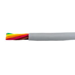 1 Reel of 30 M - Alpha Wire EcoCable Mini Control Cable, 6 Cores, 0.38 mm², ECO, Unscreened, 30m, Grey mPPE Sheath, 22 AWG