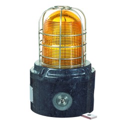 1 pcs - Eaton HAC LD15 Series Yellow Beacon, 12-48 V, Direct Mount with Backstrap, LED Bulb