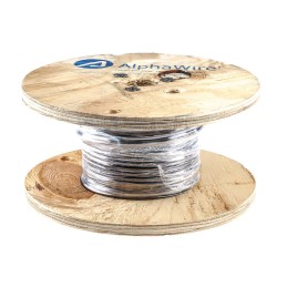 1 Reel of 30 M - Alpha Wire Xtra-Guard 2 Control Cable, 6 Cores, 0.35 mm², Screened, 30m, Black PE Sheath, 22 AWG