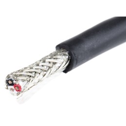 1 Reel of 30 M - Alpha Wire Xtra-Guard 4 Control Cable, 3 Cores, 0.35 mm², Screened, 30m, Black TPE Sheath, 22 AWG
