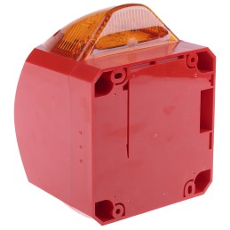 1 pcs - Klaxon Nexus Series Amber Sounder Beacon, 110 V ac, 230 V ac, Wall Mount, 110dB at 1 Metre