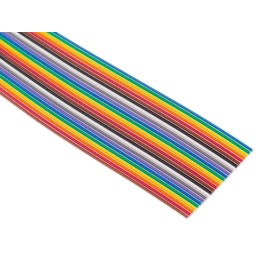 1 Reel of 30 M - 3M 3302 Series Flat Ribbon Cable, 26-Way, 1.27mm Pitch, 30m Length