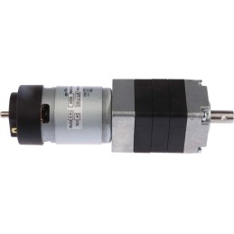 1 pcs - Micromotors Brushed Geared DC Geared Motor, 26.4 W, 24 V dc, 9 Nm, 14 rpm, 10mm Shaft Diameter