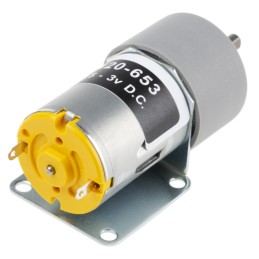 1 pcs - RS PRO Brushed Geared DC Geared Motor, 1.7 W, 3 V dc, 12 Ncm, 29 rpm, 4mm Shaft Diameter
