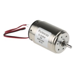 1 pcs - Portescap Brushed DC Motor, 11 W, 24 V dc, 21 mNm, 5600 rpm, 3mm Shaft Diameter