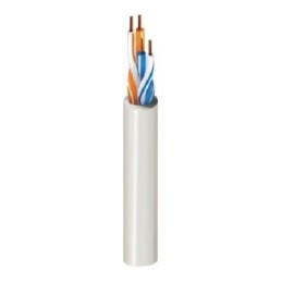 1 Reel of 304 M - Belden 7703NH Multicore Industrial Cable, 2 Cores, 0.33 mm², Screened, 305m, White Low Smoke Zero Halogen (LSZ
