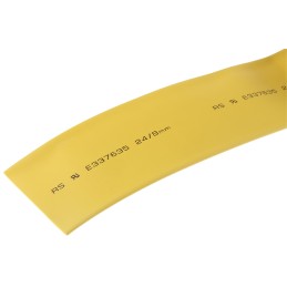 1 Reel of 5 M - RS PRO Heat Shrink Tubing, Yellow 19mm Sleeve Dia. x 5m Length 2:1 Ratio
