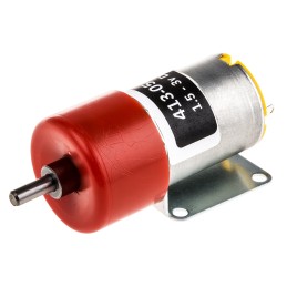 1 pcs - RS PRO Brushed Geared DC Geared Motor, 1.71 W, 3 V dc, 4 Ncm, 604 rpm, 4mm Shaft Diameter