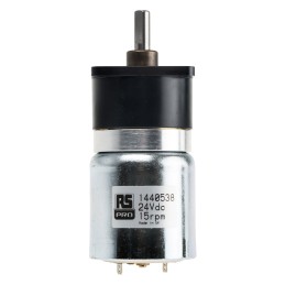 1 pcs - RS PRO Brushed Geared DC Geared Motor, 24 V dc, 70 Ncm, 26 rpm, 5.5mm Shaft Diameter