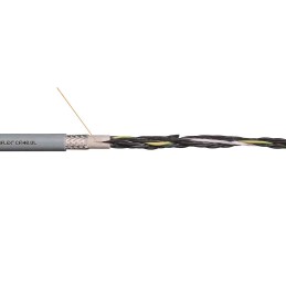 1 Reel of 50 M - Igus chainflex CF140.UL Control Cable, 4 Cores, 0.75 mm², Screened, 50m, Grey PVC Sheath, 18 AWG