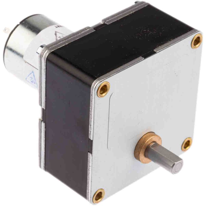 1 pcs - Crouzet Brushed Geared DC Geared Motor, 3 W, 12 V dc, 5 Nm, 8 rpm, 8mm Shaft Diameter