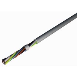 1 Reel of 50 M - RS PRO 3 Core Power Cable, 2.5 mm², 50m, Grey PVC Sheath, H05VVF, 16 A, 300/500 V