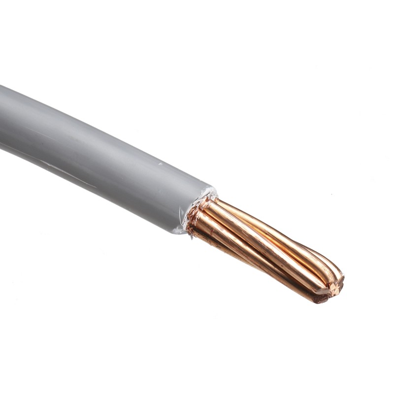 1 Reel of 50 M - RS PRO Grey 35 mm² Hook Up Wire, 7/2.52 mm, 50m