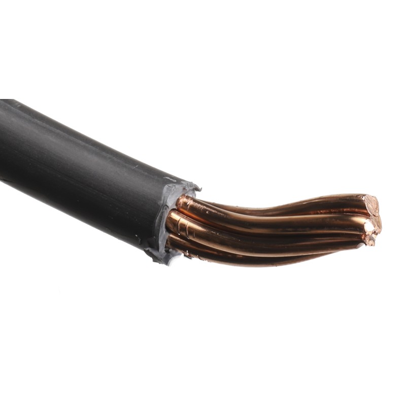 1 Reel of 50 M - RS PRO Black 35 mm² Hook Up Wire, 7/2.52 mm, 50m