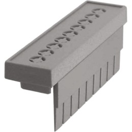 1 Bag of 10 - CAMDENBOSS Polycarbonate Terminal Cover, 20mm H, 14mm W, 88mm L for Use with CNMB DIN Rail Enclosure