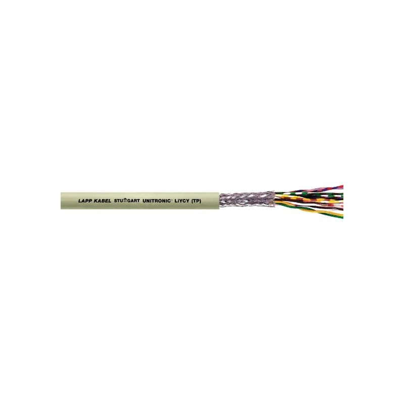 1 Reel of 50 M - Lapp Twisted Pair Data Cable, 12 Pairs, 0.25 mm², 24 Cores, 24 AWG, Screened, 50m, Grey Sheath
