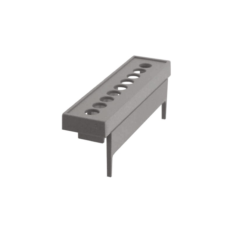 1 Bag of 10 - CAMDENBOSS Polycarbonate Terminal Cover, 20mm H, 14mm W, 36mm L for Use with CNMB DIN Rail Enclosure