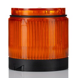 1 pcs - Allen Bradley 856T Series Amber Rotating Effect Beacon Tower, 24 V ac/dc, LED Bulb, AC, DC, IP66, IP67