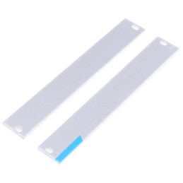 1 Bag of 5 - nVent SCHROFF Grey Aluminium Front Panel, 3U, 4HP