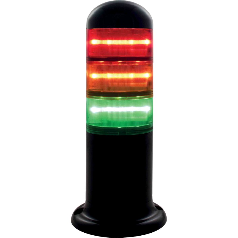 1 pcs - RS PRO Red/Green/Amber Signal Tower, 24 V ac/dc