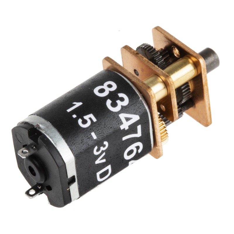 1 pcs - RS PRO Brushed Geared DC Geared Motor, 0.58 W, 3 V dc, 3 Ncm, 137 rpm, 3mm Shaft Diameter