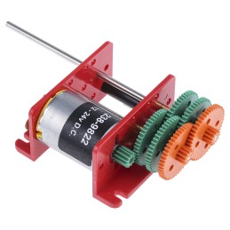 1 pcs - RS PRO Brushed Geared DC Geared Motor, 1.62 W, 12 - 24 V dc, 5 mNm, 2 - 4199 rpm, 2mm Shaft Diameter