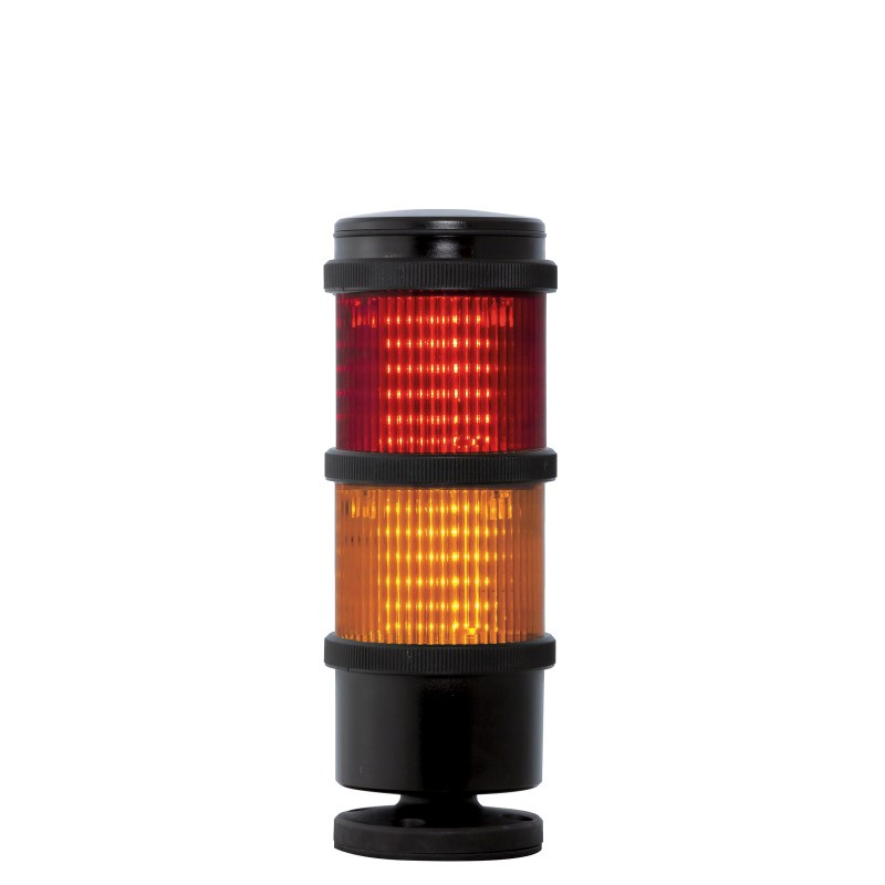 1 pcs - RS PRO Red/Amber Signal Tower, 2 Lights, 240 V