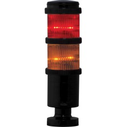 1 pcs - RS PRO Red/Amber Signal Tower, 2 Lights, 240 V